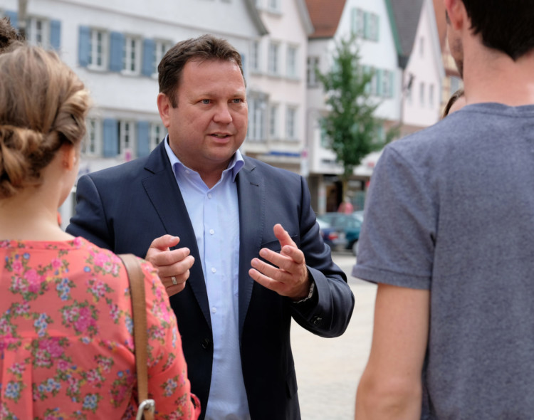 MdB Martin Gerster wieder an Marktständen